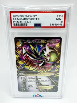 Pokemon TCG MEGA Gardevoir EX Full Art Holo Card 156/160 XY-Primal Clash PSA 9 - Image 1