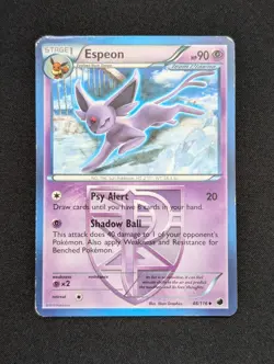 Espeon 48/116 Plasma Freeze Uncommon Pokemon TCG 2013 - Image 1