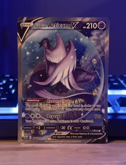 Pokemon TCG Galarian Articuno v Chilling Reign Holo Ultra Rare 170/198 - Image 1