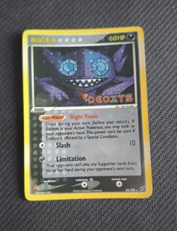 Carta Pokemon TCG Sableye Reverse Holo Foil Stamped 23/107 EX Deoxys 2005 Eng - Image 1