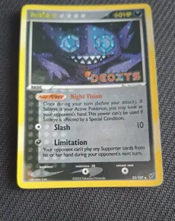 Carta Pokemon TCG Sableye Reverse Holo Foil Stamped 23/107 EX Deoxys 2005 Eng - Image 4