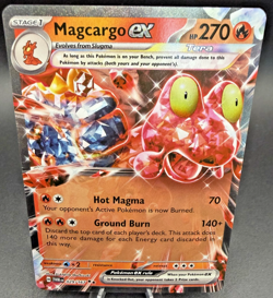 Pokemon TCG Magcargo ex 029/167 Double Rare SV Twilight Masquerade NM - Image 1