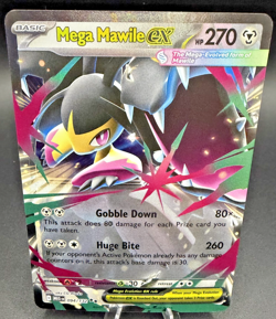 Pokemon TCG Mega Mawile ex 094/132 Mega Evolutions Double Rare Holo Near Mint - Image 1