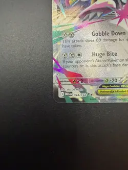 Pokemon TCG Mega Mawile ex 094/132 Mega Evolutions Double Rare Holo Near Mint - Image 5