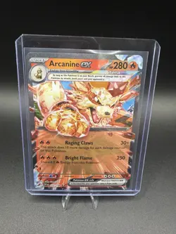 Pokemon TCG Arcanine EX 032/198 Scarlet & Violet NM Ultra Rare Holo NM/M - Image 3