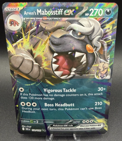 Arven's Mabosstiff EX 139/182 Holo - Sv10 - Destined Rivals - NM - Pokemon TCG - Image 1