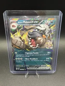Arven's Mabosstiff EX 139/182 Holo - Sv10 - Destined Rivals - NM - Pokemon TCG - Image 3