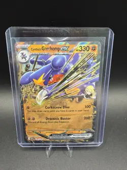 Cynthia's Garchomp Ex Pokemon SV10 Destined Rivals Holo 104/182 Double Rare - Image 3