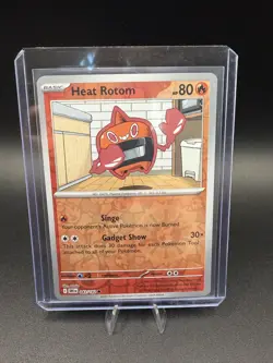 Pokemon TCG Destined Rivals Heat Rotom Reverse Holo 43/182 - Image 3