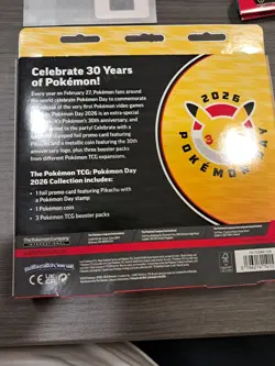 Pokemon TCG: Pokemon Day 2026 Collection Box - 30th Anniversary - New Unopened - Image 2