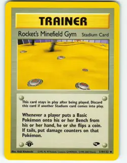 Rocket's Minefield Gym - 1st Edition - 119/132 Gym Challenge - Pokemon TCG 2000 - Image 1