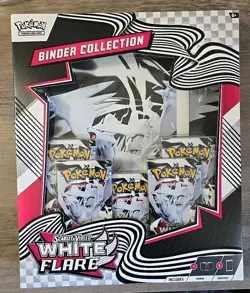 Pokemon TCG Scarlet & Violet White Flare Binder Collection Sealed - Image 1