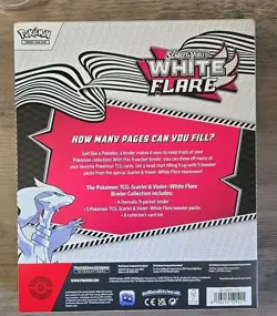 Pokemon TCG Scarlet & Violet White Flare Binder Collection Sealed - Image 2