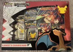 Pokemon TCG Celebrations Lances Charizard V Collection Box New FACTORY SEALED! - Image 1