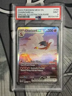 2023 Pokemon SV 151 Charizard ex #199/165 PSA 9 - Image 1