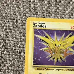 Pokemon TCG Zapdos Fossil 15/62 Holo Unlimited Holo Rare - Image 5