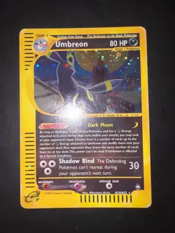 Pokemon Umbreon Aquapolis Holo Rare #H29 Eng - Image 2