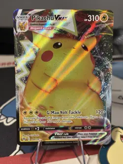 Pokemon TCG Vivid Voltage Pikachu VMAX 44/185 Ultra Rare LP - Image 1