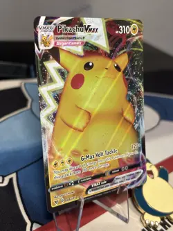 Pokemon TCG Vivid Voltage Pikachu VMAX 44/185 Ultra Rare LP - Image 2