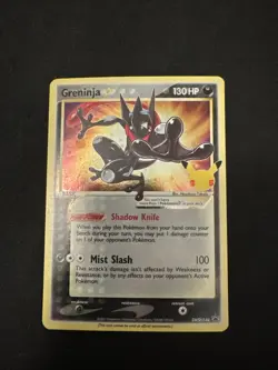 Pokemon Greninja Gold Star SWSH144 Black Star Promo - Image 1