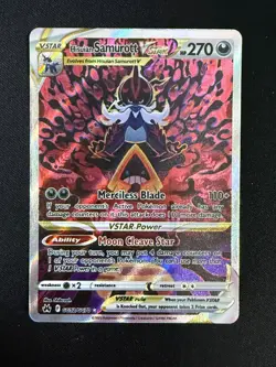 Hisuian Samurott VSTAR - GG52/GG70 - Ultra Rare Crown Zenith (NM) Pokemon - Image 1