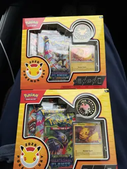 Pokemon Day 2026 Pikachu Promo Boxes Bundle – Sealed w/ Coins & Booster Packs - Image 2