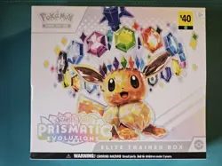 Pokemon Prismatic Evolutions ETB Elite Trainer Box Sealed - Image 1