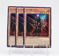 3x K9-00 Lupis - JUSH-EN034 - Ultra Rare - 1st ed - NM - Yu-Gi-Oh - Image 2