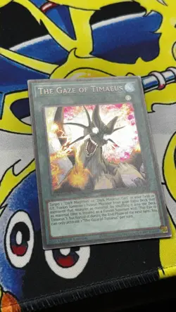 The Gaze of Timaeus MZMU-EN013 SECRET RARE 1st EDITION Yugioh - Image 1