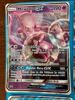 Jumbo Pokemon Cards Lot Of 4: Ash-Greninja EX;Dragonite V;Blastoise GX;Mewtwo GX - Image 3