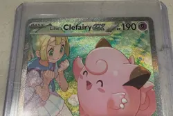 Pokemon TCG Lillie's Clefairy EX Card 184/159 Journey Together Series Pack Fresh - Image 4