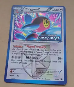 POKEMON PROMO CARD - B&W PLASMA BLAST PRE-RELEASE PORYGON-Z BW84 (HOLO) NM - Image 1