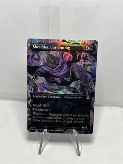 Shredder, Unrelenting (Borderless) Teenage Mutant Ninja Turtles Foil 0210 MTG - Image 1