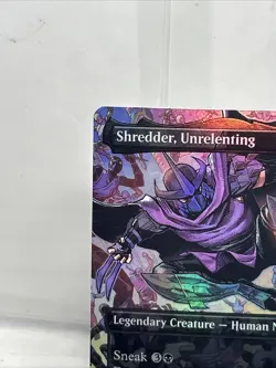 Shredder, Unrelenting (Borderless) Teenage Mutant Ninja Turtles Foil 0210 MTG - Image 2