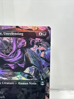 Shredder, Unrelenting (Borderless) Teenage Mutant Ninja Turtles Foil 0210 MTG - Image 3