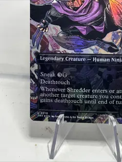 Shredder, Unrelenting (Borderless) Teenage Mutant Ninja Turtles Foil 0210 MTG - Image 5