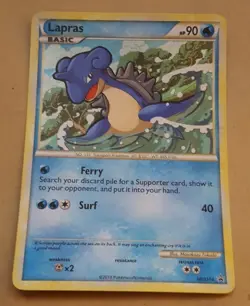 POKEMON PROMO CARD - LAPRAS HGSS14 (HOLOFOIL) - EX/NM - Image 1