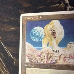 Magic the Gathering (MTG) Vintage 4th edition Winter Orb 1995 LP - Image 2