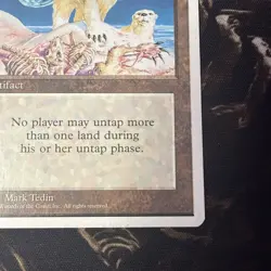 Magic the Gathering (MTG) Vintage 4th edition Winter Orb 1995 LP - Image 4