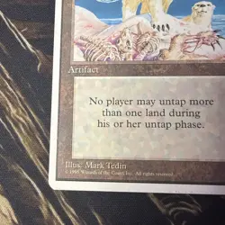 Magic the Gathering (MTG) Vintage 4th edition Winter Orb 1995 LP - Image 5