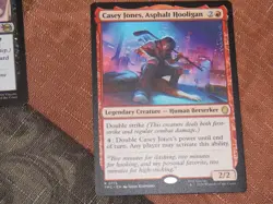 MTG Casey Jones, Asphalt Hooligian x1 Rare TNMT Commander NM Low S&H - Image 1