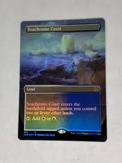 MTG Seachrome Coast FOIL Borderless - ONE / 374 - - Image 1