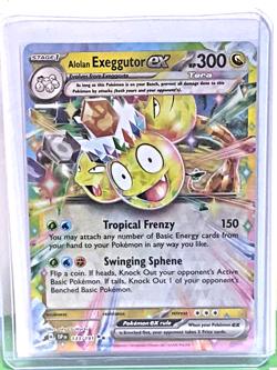 Alolan Exeggutor ex 133/191 Sv08: Surging Sparks Holo Double Rare NM Pokemon - Image 1