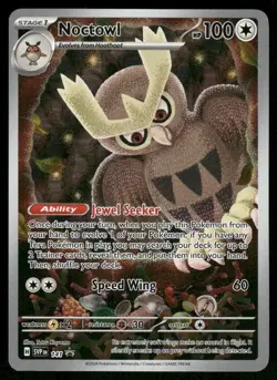 Pokemon Cards Noctowl 141 Scarlet & Violet Promo NM - Image 1