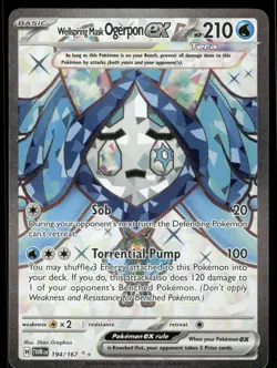 Pokemon Cards Wellspring Mask Ogerpon ex 194/167 Twilight Masquerade NM - Image 1
