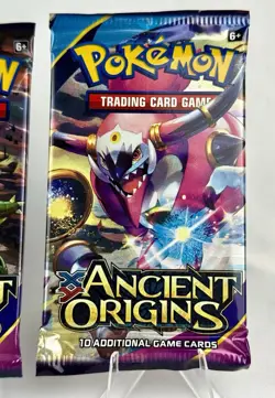 XY Ancient Origins Booster Packs Art Set Factory Sealed Pokemon Cards 4 Packs - Image 5