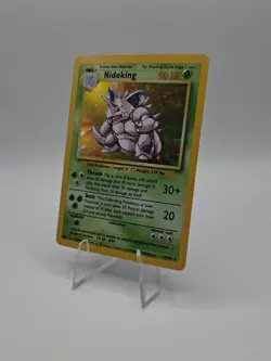 Nidoking 11/102 Base Set Holo Rare - Pokemon TCG - MP - Image 2