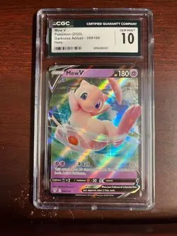 Mew V 2020 Pokemon Darkness Ablaze 069/189 CGC 10 - Image 1