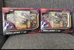 2 x Pokemon TCG Mega Evolution Mega Latios EX Box - Brand New & Sealed - Image 1