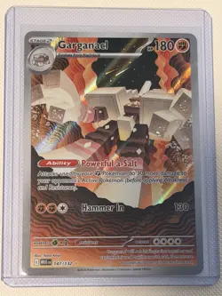 Pokemon TCG Garganacl - 147/132 - ME01: Mega Evolution - Illustration Rare - NM - Image 1